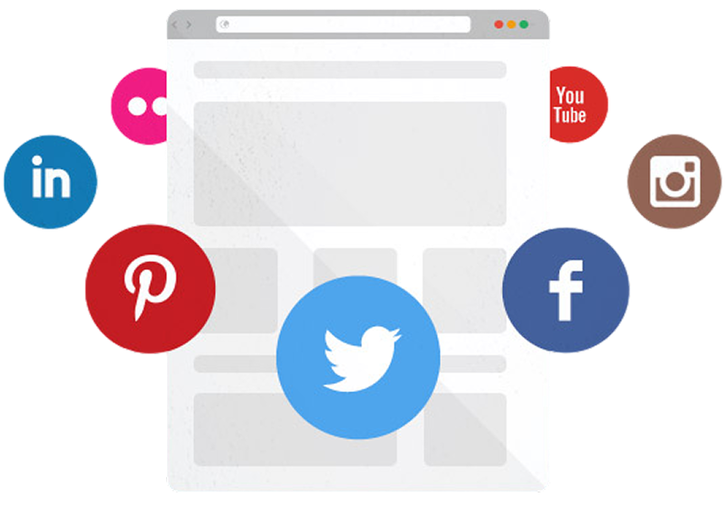 Slack and social media integration dashboard